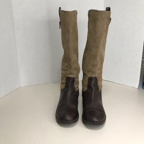 Ralph Lauren Vintage Suede & Leather Riding boot - Size 6 China - Picture 7 of 11